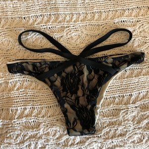 Strappy Lace Bikini Bottom